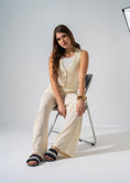 Load image into Gallery viewer, Boho Fringe Slides - BLACK