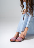 Load image into Gallery viewer, Tassel Trim Sliders - PINK