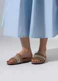 Load image into Gallery viewer, Tassel Trim Sliders - CAFE