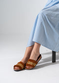 Load image into Gallery viewer, Tassel Trim Sliders - CAMEL
