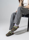 Load image into Gallery viewer, Boho Geometric Clogs - DARK GREEN