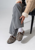 Load image into Gallery viewer, Textured Buckle Clogs - BROWN
