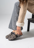 Load image into Gallery viewer, Textured Buckle Clogs - BROWN