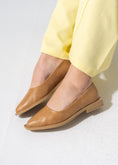 Load image into Gallery viewer, Sleek Pointed-Toe Flats - CAFE