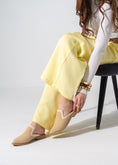 Load image into Gallery viewer, Artisanal Pointed Mules - BEIGE