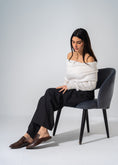 Load image into Gallery viewer, V-Cut Textured Flat Mules - BROWN