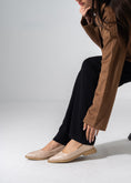 Load image into Gallery viewer, Sharp Silhouette Flats - BEIGE