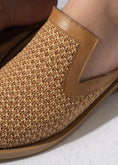 Load image into Gallery viewer, Artisanal Pointed Mules - CAFE