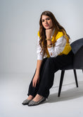 Load image into Gallery viewer, Pointed Knit Flats - BLACK