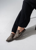 Load image into Gallery viewer, Luxe Patterned Slip-On Mules - BROWN