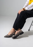 Load image into Gallery viewer, Chic Tweed Flats - BLACK