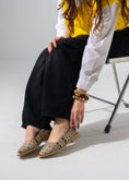 Load image into Gallery viewer, Boho Geometric Flats - BEIGE