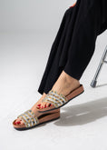 Load image into Gallery viewer, Festival Glam Slides - BEIGE