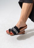 Load image into Gallery viewer, Tassel Trim Sliders - BLACK