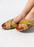 Load image into Gallery viewer, Starlight Criss-Cross Slipper - YELLOW