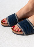 Load image into Gallery viewer, Glitzy Texture Slides - DARK BLUE