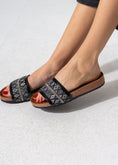 Load image into Gallery viewer, Ethnic Pattern Slipper - BLACK