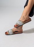 Load image into Gallery viewer, Mixed-Texture Tribal Sliders - SILVER