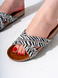 Load image into Gallery viewer, Embossed Exotic-Print Cross-Strap - BLACK