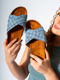 Load image into Gallery viewer, Woven Criss-Cross - BLUE