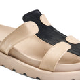 Load image into Gallery viewer, Multicolor Double Strap Slipper -beige
