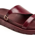 Load image into Gallery viewer, Double Strap Platform Slipper - Marron