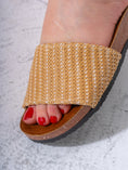 Load image into Gallery viewer, Woven Pattern Comfort Slides - BEIGE
