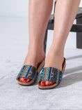 Load image into Gallery viewer, Nomadic Pattern Slide - DARK BLUE