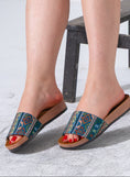 Load image into Gallery viewer, Nomadic Pattern Slide - DARK BLUE