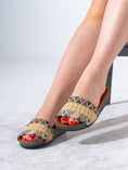 Load image into Gallery viewer, Tribal Motif Comfort Slippers - YELLOW