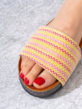 Load image into Gallery viewer, Bohemian Textured Slipper - PINK
