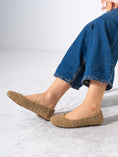 Load image into Gallery viewer, Teddy Sherpa Ballerina Flats - CAFE