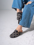 Load image into Gallery viewer, Ethnic Pattern Woven Clogs - BLACK