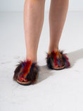 Load image into Gallery viewer, Faux Fur Single Band Slide - Multicolor