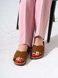 Load image into Gallery viewer, Leopard Print Criss-Cross - CAMEL