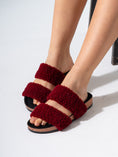 Load image into Gallery viewer, Fluffy Open-Toe Platform Slipper - MARRON