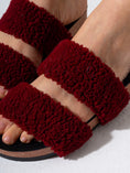 Load image into Gallery viewer, Fluffy Open-Toe Platform Slipper - MARRON