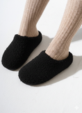 Load image into Gallery viewer, Teddy Fleece Clogs - BLACK