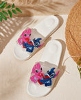 Load image into Gallery viewer, Stitch & Angel Heart Graphic Slides - white