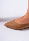 Load image into Gallery viewer, Elegance Pointed Ballet Flats-cafe