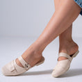Load image into Gallery viewer, The Crisscross Mule-beige