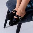Load image into Gallery viewer, The Crisscross Mule-black
