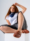 Load image into Gallery viewer, Chic Buckle Flats-camel