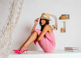Load image into Gallery viewer, Elegant Sculpted Heel Slingbacks - pink