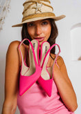 Load image into Gallery viewer, Elegant Sculpted Heel Slingbacks - pink