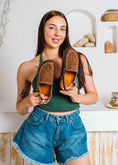 Load image into Gallery viewer, Chic Studded Slingback Clogs - brown