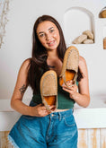 Load image into Gallery viewer, Chic Studded Slingback Clogs - cafe