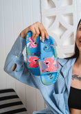 Load image into Gallery viewer, Stitch and Angel Tropical Slide - blue