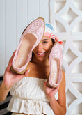 Load image into Gallery viewer, Sheer Lace Ballet Flats - pink