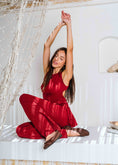 Load image into Gallery viewer, Braided Bow Ballet Flats - brown